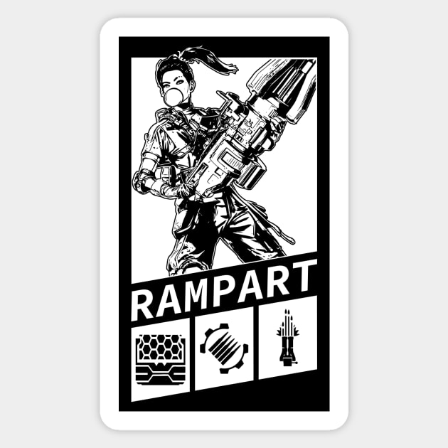 Rampart Sticker by Peolink